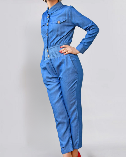 NOVA™ | DENIM JUMPSUIT