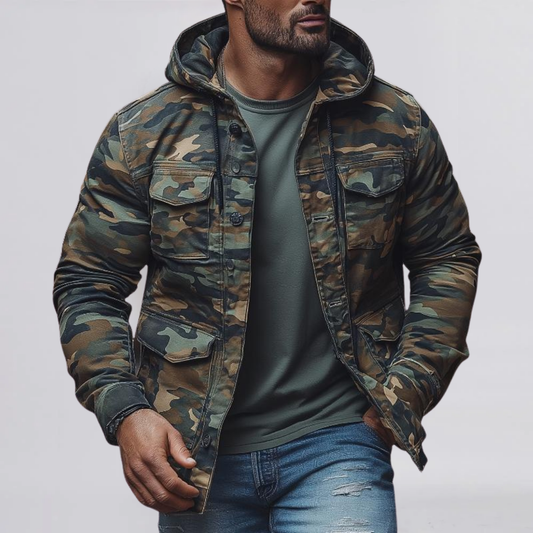 JEAN-LUC™ | CAMOUFLAGE HOODED JACKET