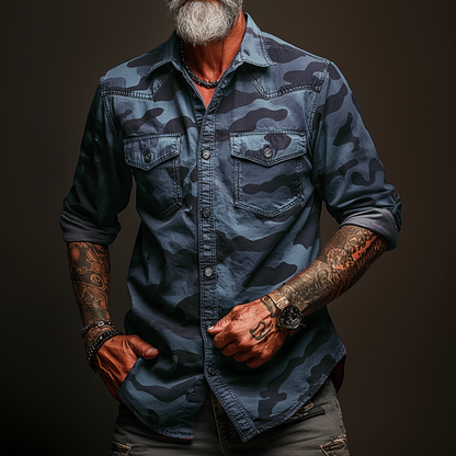 RUDOLF™ | CAMOUFLAGE CARGO SHIRT