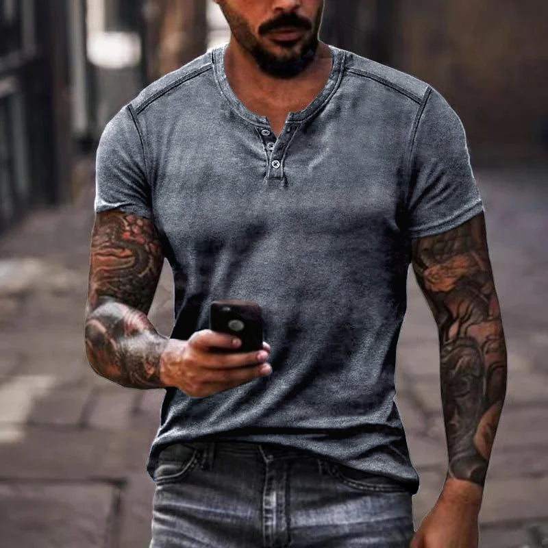 STEFAN™ | HENLEY T-SHIRT