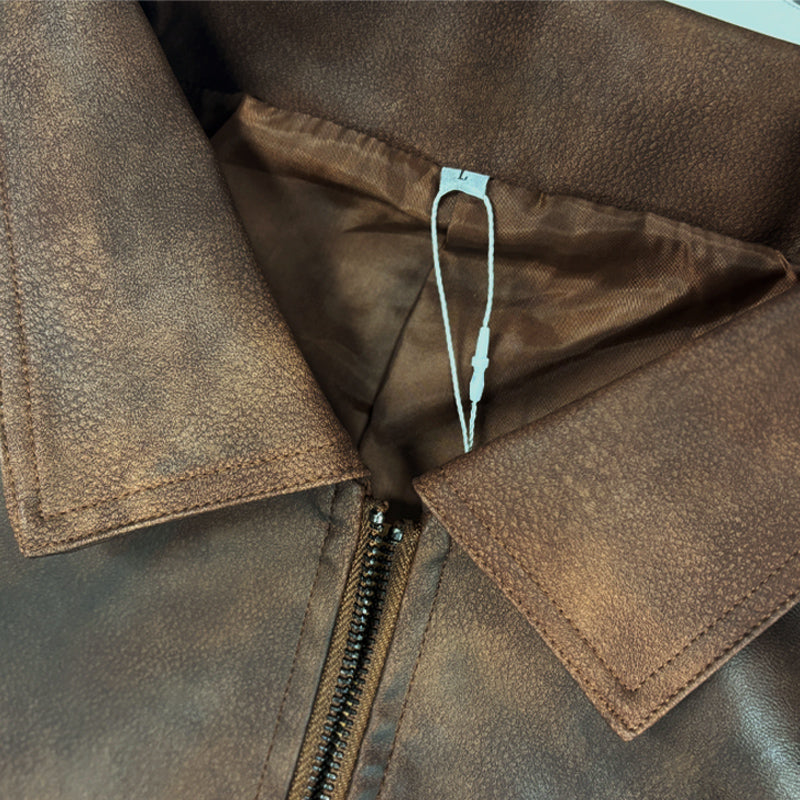 HUGO™ | ZIPPER LEATHER JACKET