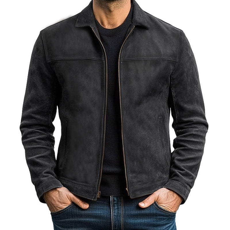 HUGO™ | ZIPPER LEATHER JACKET