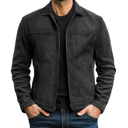 HUGO™ | ZIPPER LEATHER JACKET