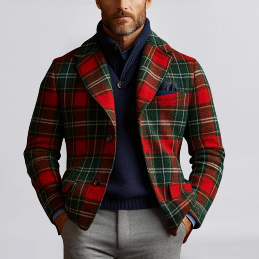 DIEGO™ | CHRISTMAS PLAID BLAZER