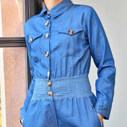 NOVA™ | DENIM JUMPSUIT