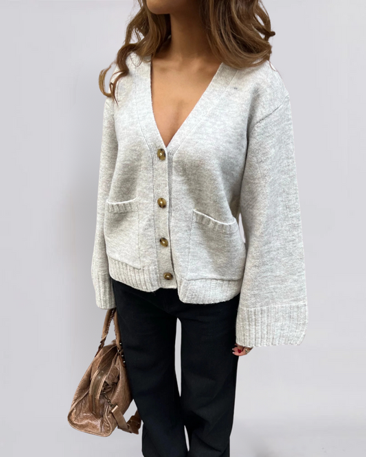 NORA™ | WOOL BLEND CARDIGAN