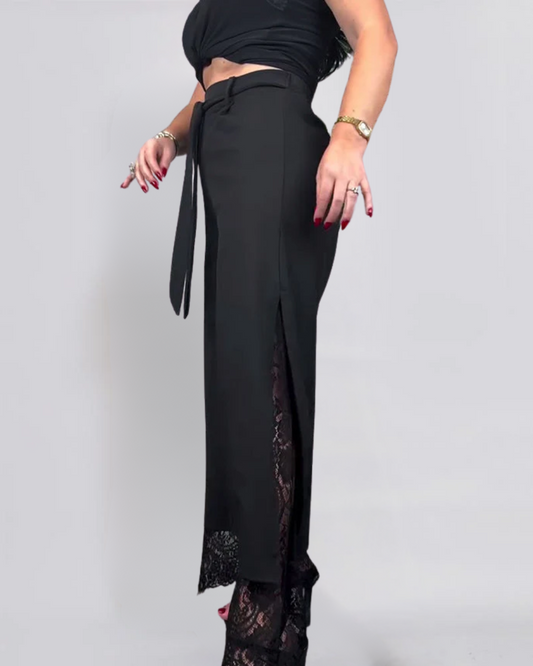 NOELLE™ | SLIT LACE PANTS