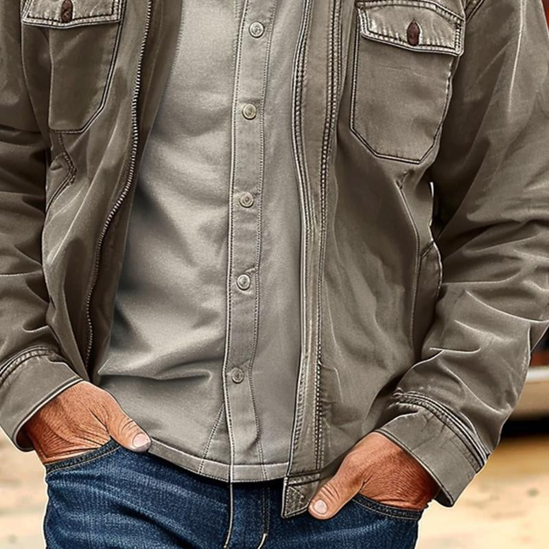 ANTOINE™ | DISTRESSED CANVAS JACKET