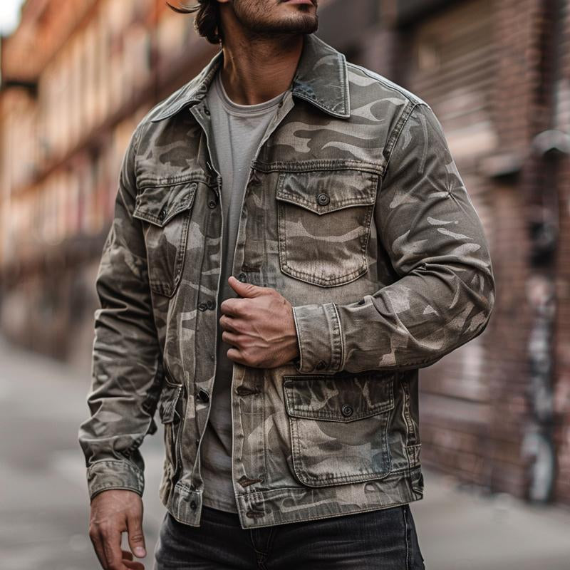 LORIS™ | CAMOUFLAGE CARGO JACKET