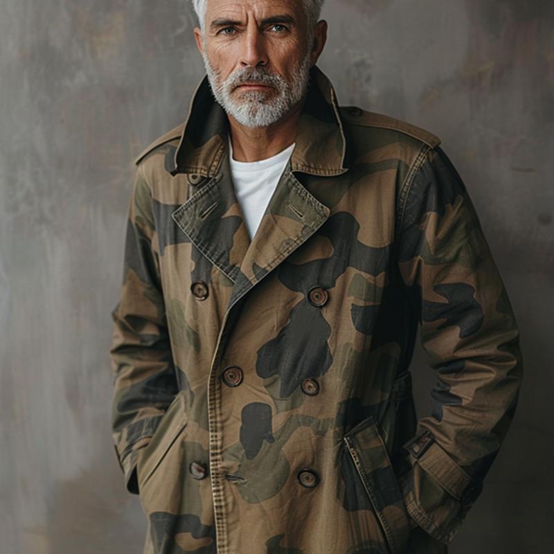 FERDINAND™ | CAMOUFLAGE TRENCH COAT