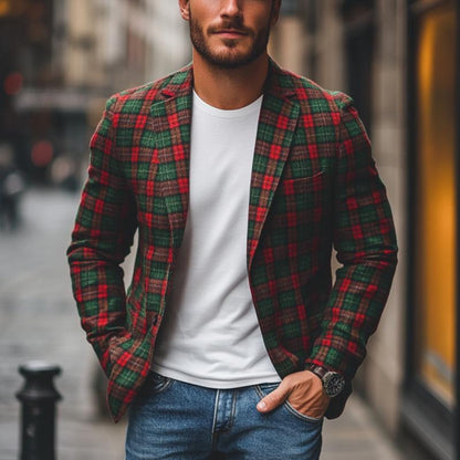 FABIAN™ | CHRISTMAS PLAID BLAZER