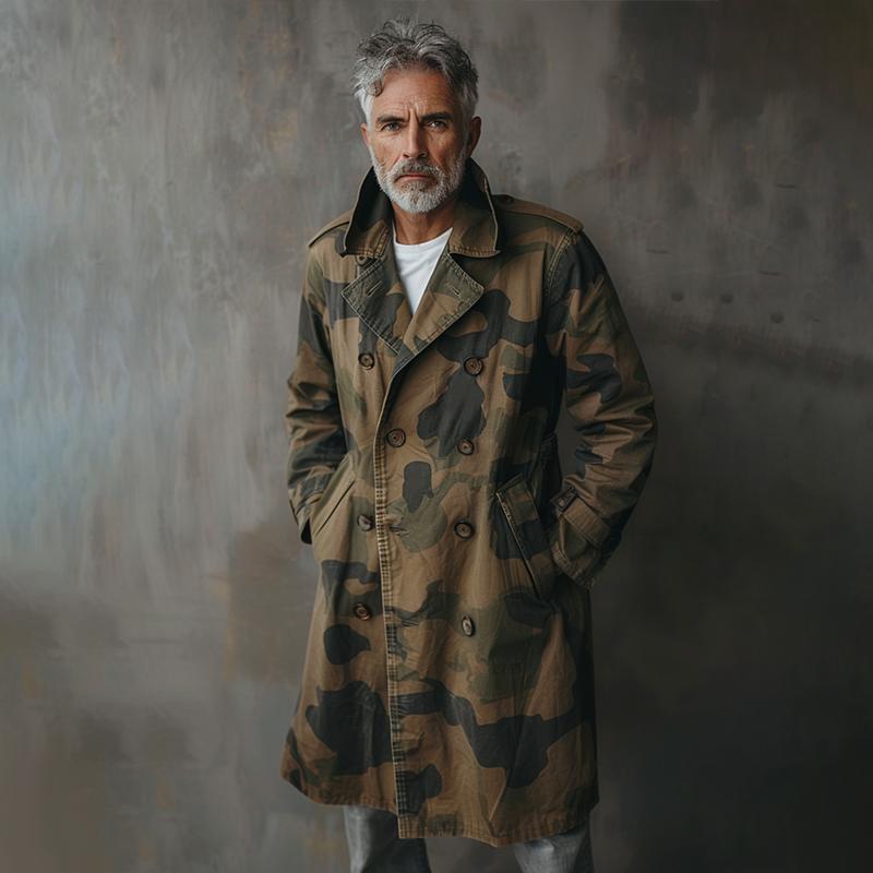 FERDINAND™ | CAMOUFLAGE TRENCH COAT